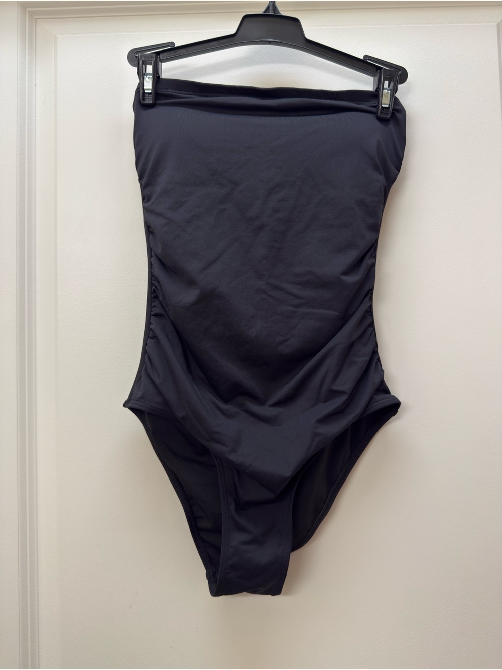 Classic Strapless One-Piece Swimsuit - Black